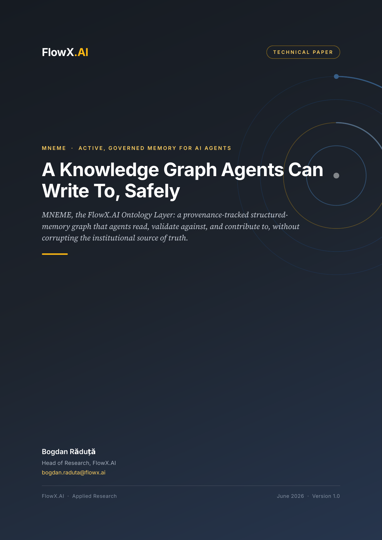MNEMĒ technical paper cover