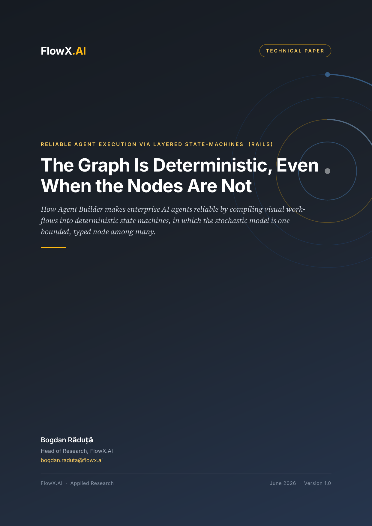 RAILS technical paper cover